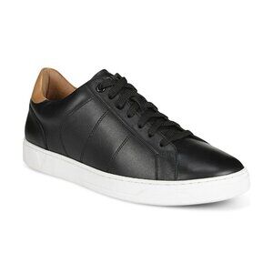 Vionic Men’s Lucas II Lace-Up Casual Leather Sneaker - Black Tan